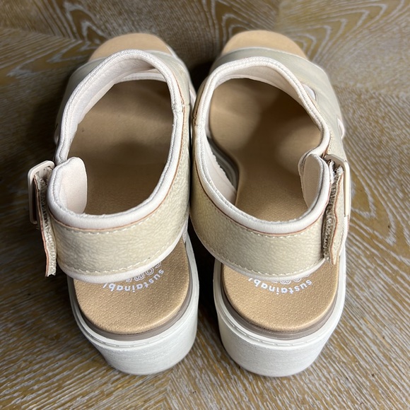 DR. SCHOLL’S Tan Cream (Cuban Sand) Almost There Platform Heel Sandal 9.5 - Picture 5 of 8